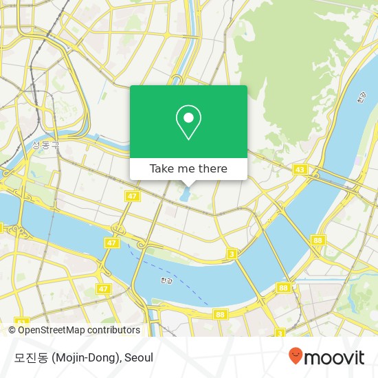 모진동 (Mojin-Dong) map