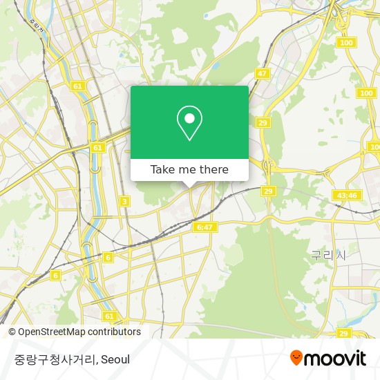 중랑구청사거리 map