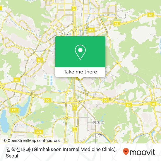 김학선내과 (Gimhakseon Internal Medicine Clinic) map