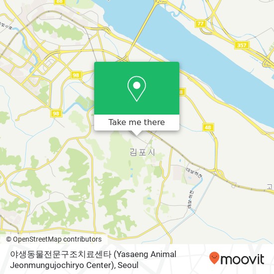 야생동물전문구조치료센타 (Yasaeng Animal Jeonmungujochiryo Center) map