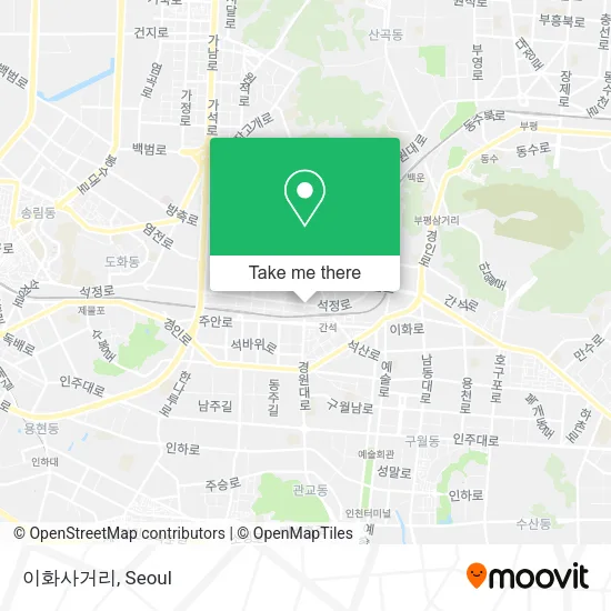 이화사거리 map