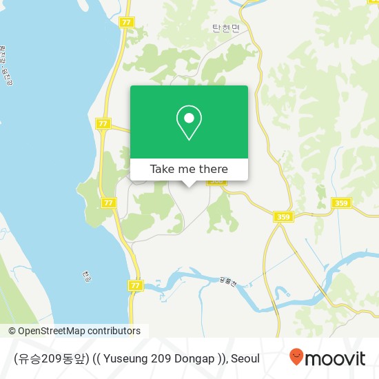 (유승209동앞) (( Yuseung 209 Dongap )) map
