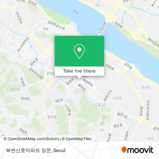 북변산호아파트 정문 map