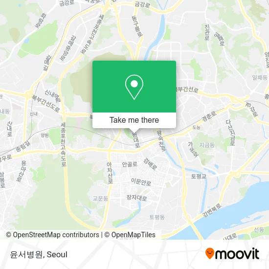 윤서병원 map