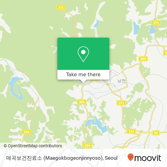 매곡보건진료소 (Maegokbogeonjinnyoso) map