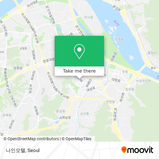 나인모텔 map