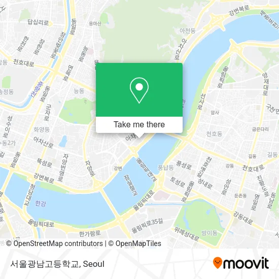 서울광남고등학교 map
