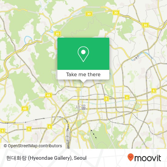 현대화랑 (Hyeondae Gallery) map