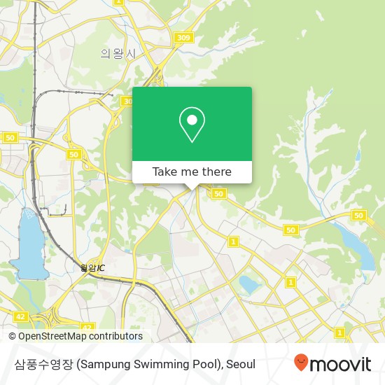 삼풍수영장 (Sampung Swimming Pool) map