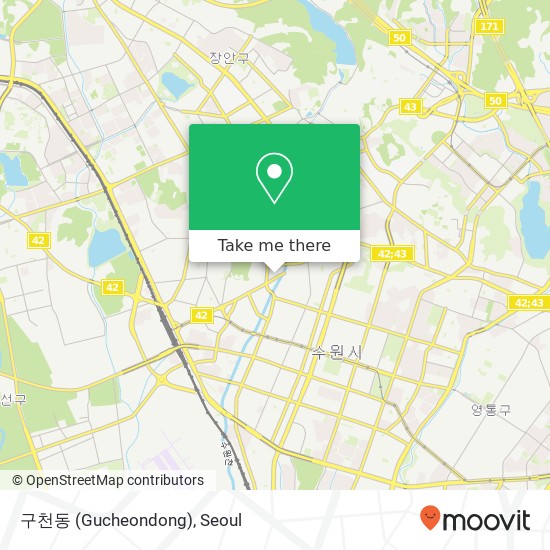 구천동 (Gucheondong) map
