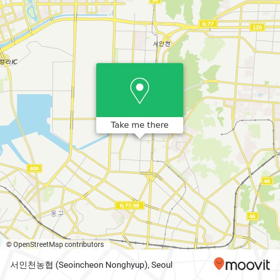 서인천농협 (Seoincheon Nonghyup) map