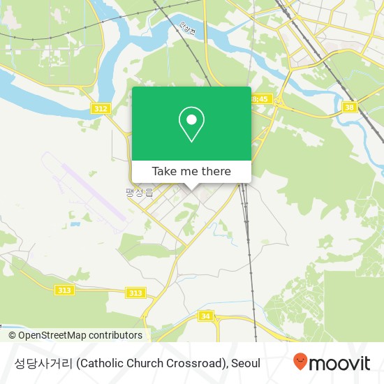 성당사거리 (Catholic Church Crossroad) map