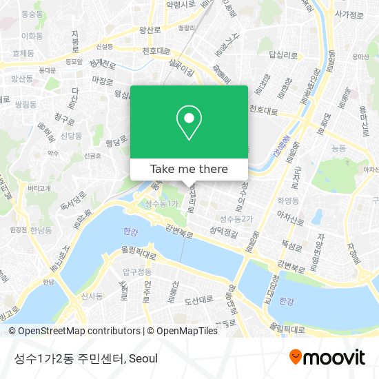 성수1가2동 주민센터 map