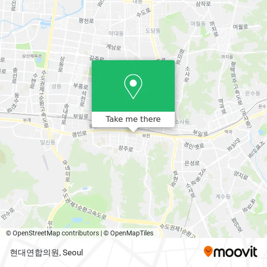 현대연합의원 map
