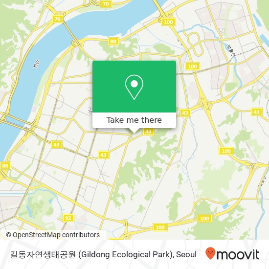 길동자연생태공원 (Gildong Ecological Park) map