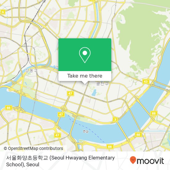 서울화양초등학교 (Seoul Hwayang Elementary School) map