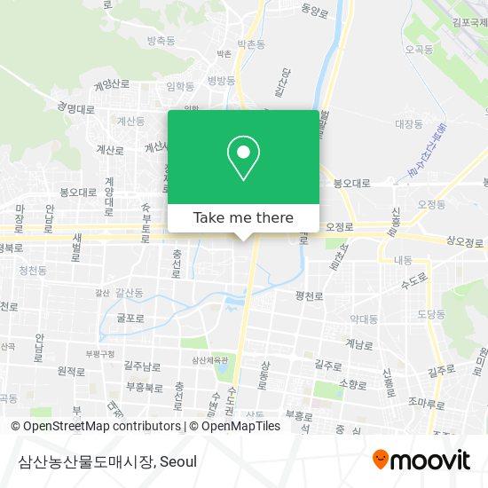 삼산농산물도매시장 map
