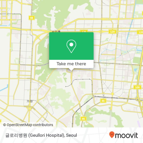 글로리병원 (Geullori Hospital) map