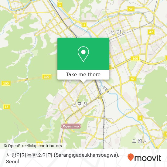 사랑이가득한소아과 (Sarangigadeukhansoagwa) map