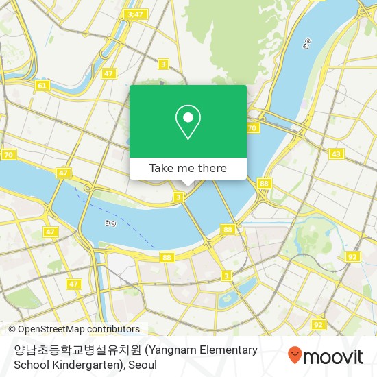 양남초등학교병설유치원 (Yangnam Elementary School Kindergarten) map