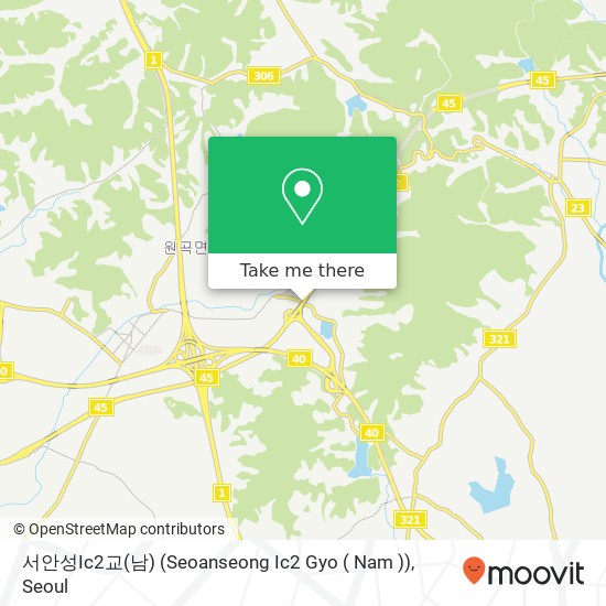 서안성Ic2교(남) (Seoanseong Ic2 Gyo ( Nam )) map