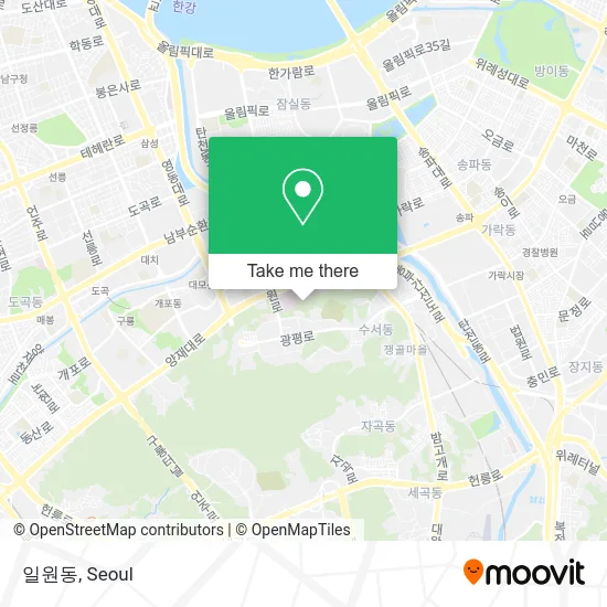 일원동 map