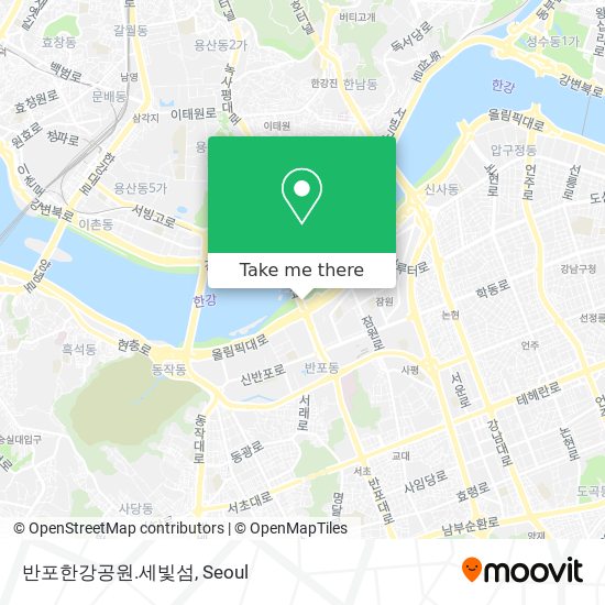 반포한강공원.세빛섬 map