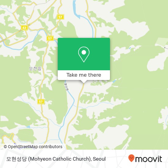 모현성당 (Mohyeon Catholic Church) map