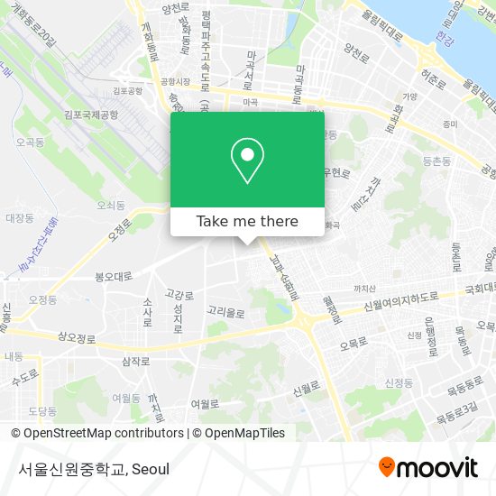 서울신원중학교 map