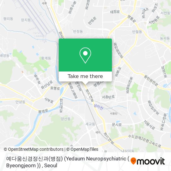 예다움신경정신과(병점) (Yedaum Neuropsychiatric ( Byeongjeom )) map