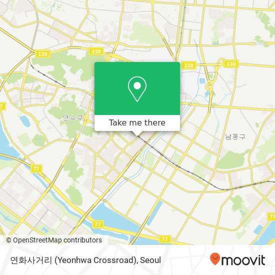 연화사거리 (Yeonhwa Crossroad) map