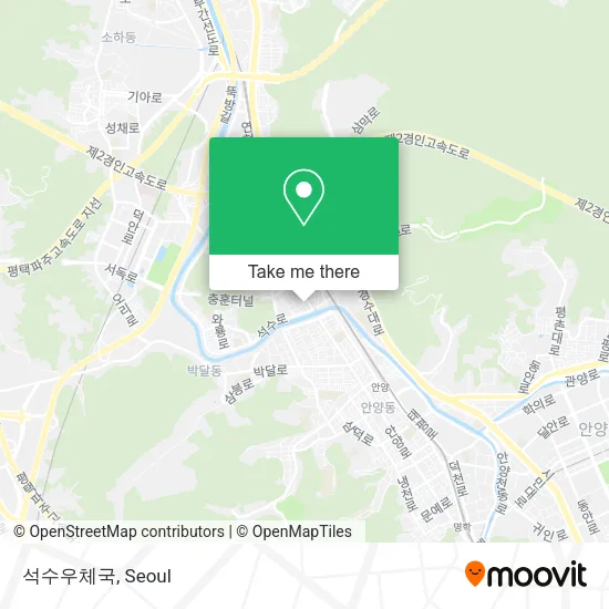 석수우체국 map