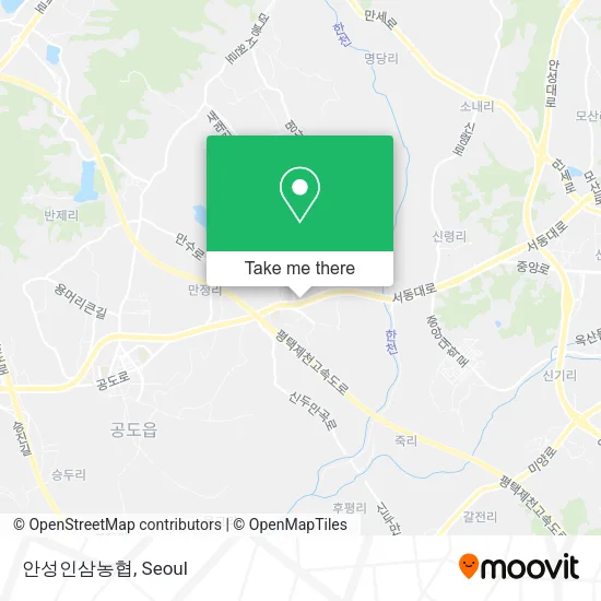 안성인삼농협 map