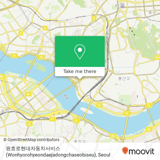 원효로현대자동차서비스 (Wonhyorohyeondaejadongchaseobiseu) map