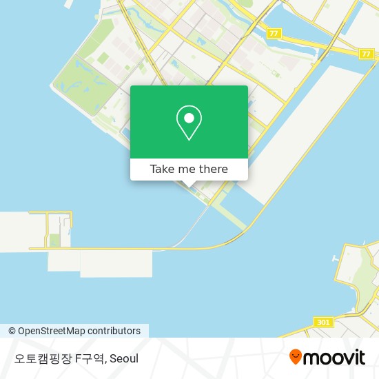 오토캠핑장 F구역 map