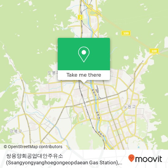 쌍용양회공업대안주유소 (Ssangyongyanghoegongeopdaean Gas Station) map