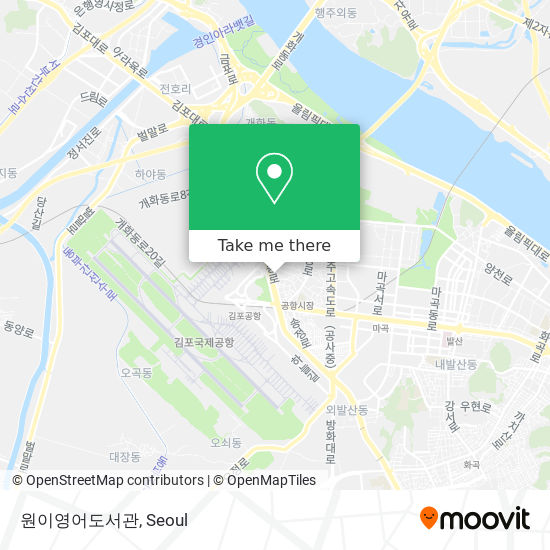 원이영어도서관 map