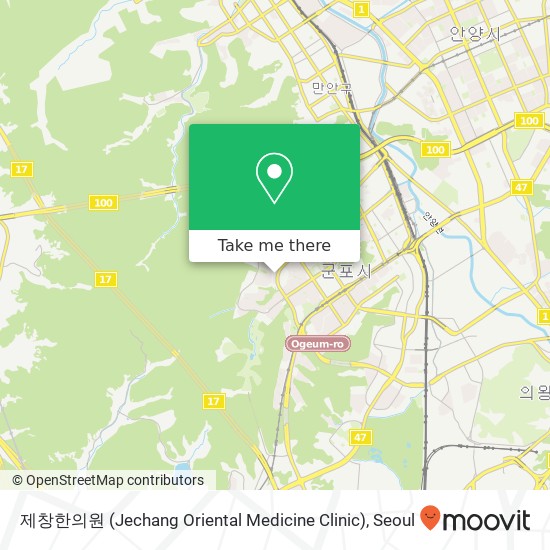 제창한의원 (Jechang Oriental Medicine Clinic) map