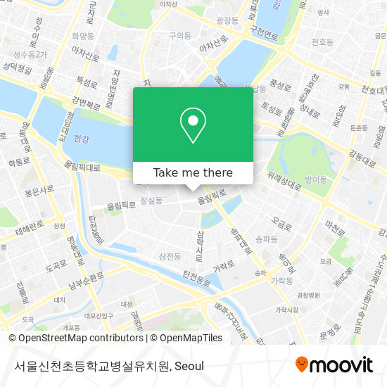 서울신천초등학교병설유치원 map