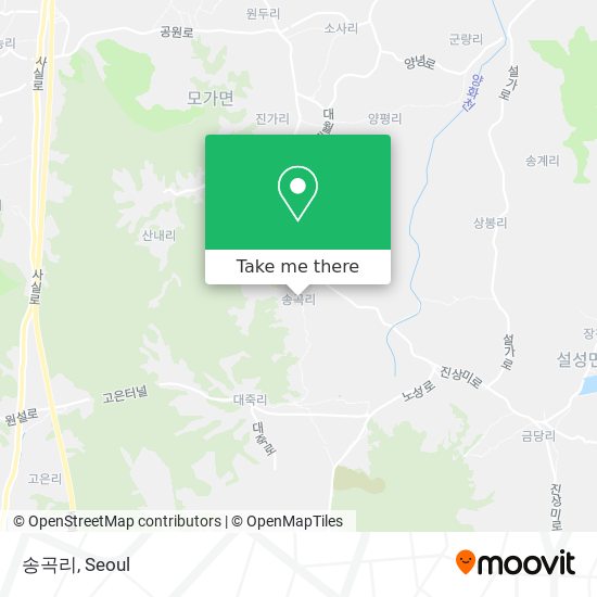 송곡리 map