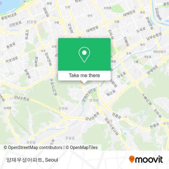 양재우성아파트 map