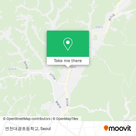 연천대광초등학교 map