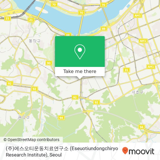(주)에스오티운동치료연구소 (Eseuotiundongchiryo Research Institute) map