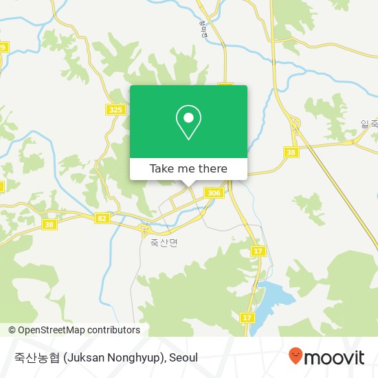 죽산농협 (Juksan Nonghyup) map