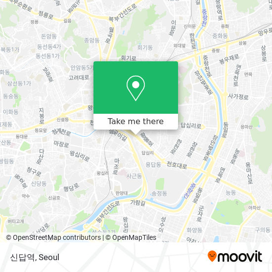 신답역 map