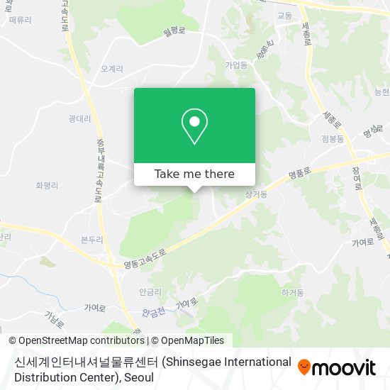 신세계인터내셔널물류센터 (Shinsegae International Distribution Center) map