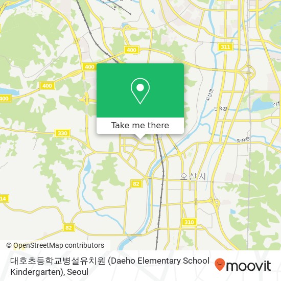 대호초등학교병설유치원 (Daeho Elementary School Kindergarten) map