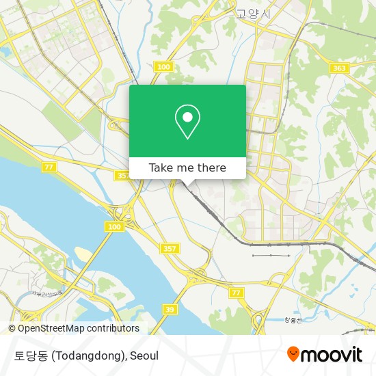 토당동 (Todangdong) map