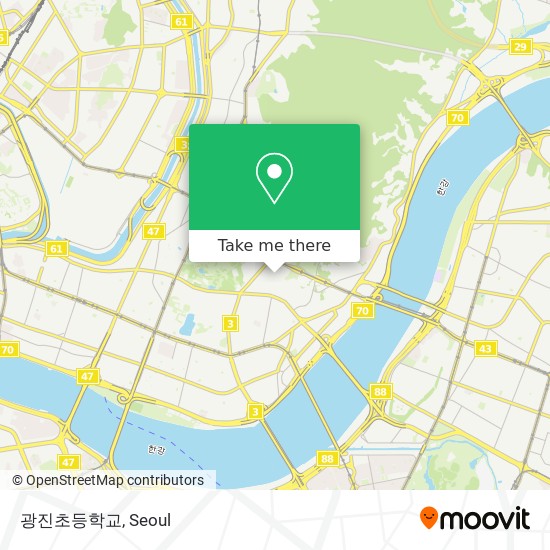광진초등학교 map