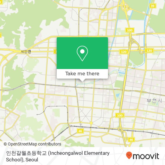 인천갈월초등학교 (Incheongalwol Elementary School) map